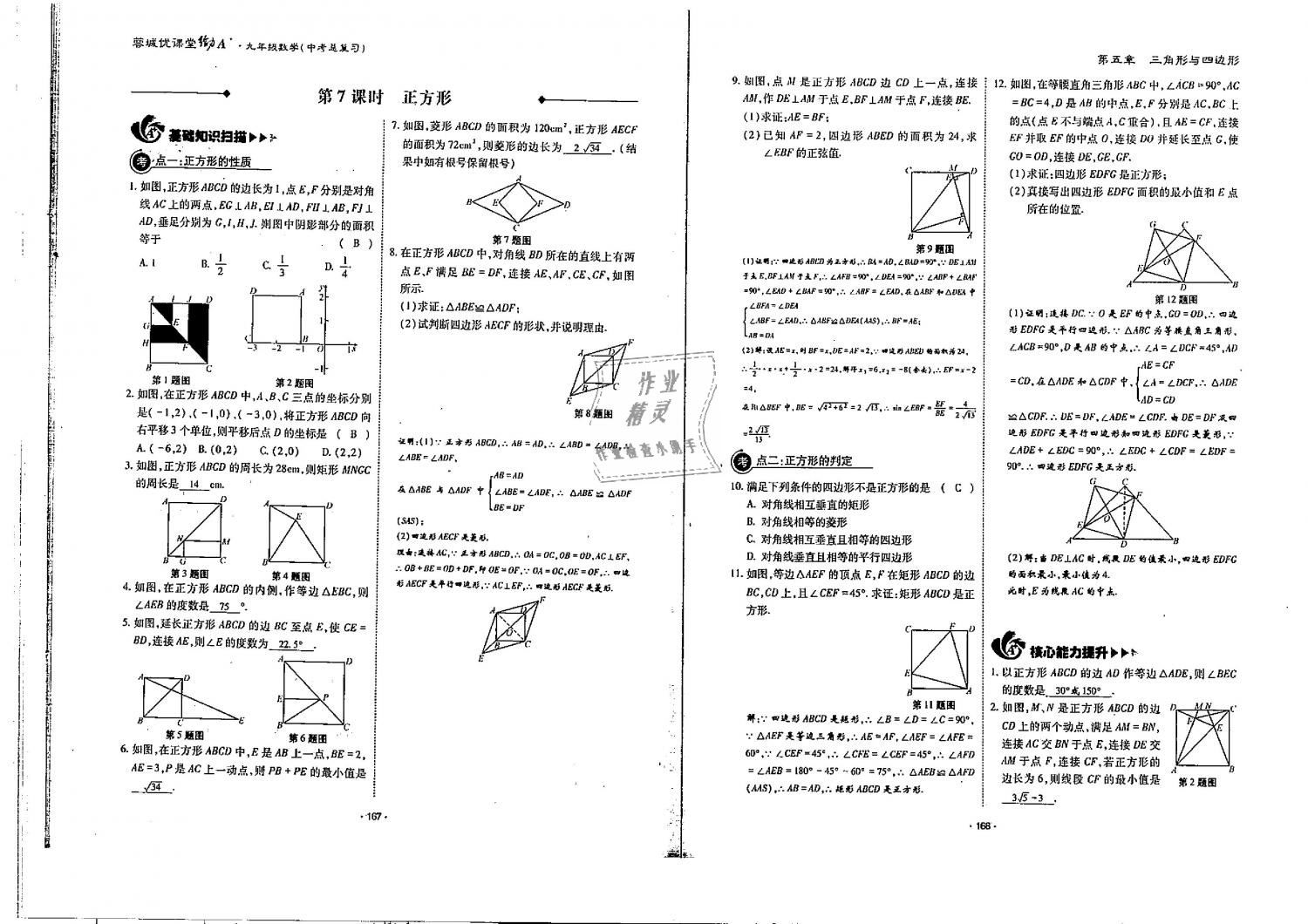 2019年蓉城优课堂给力A加九年级数学中考总复习北师大版 第85页