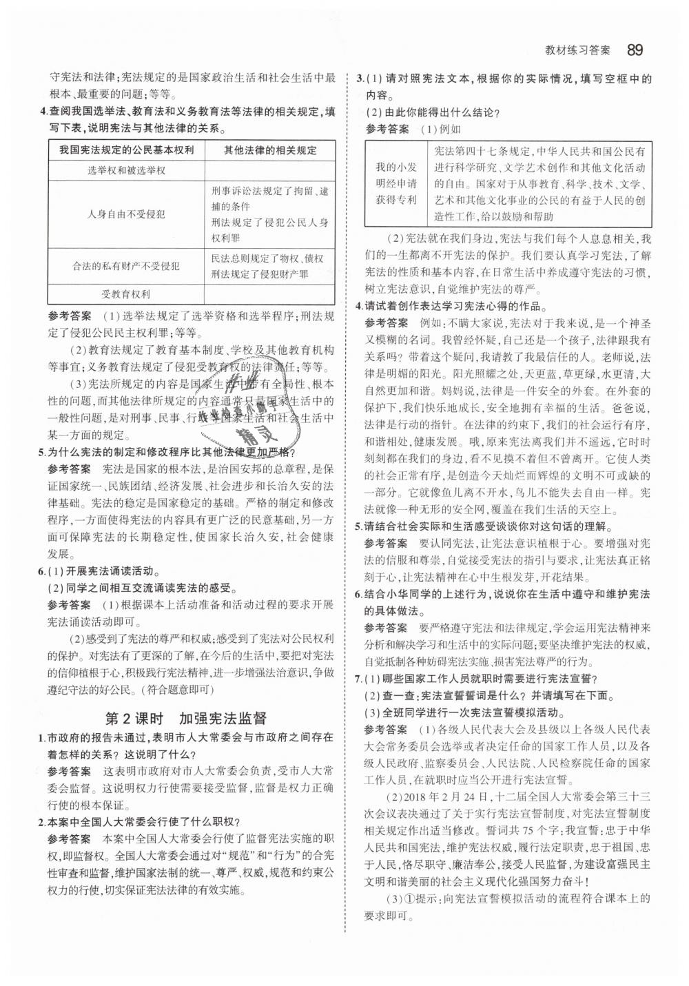 2019年教材課本八年級(jí)道德與法治下冊(cè)人教版 第3頁