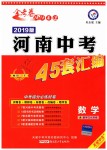 2019年金考卷河南中考45套匯編九年級數學