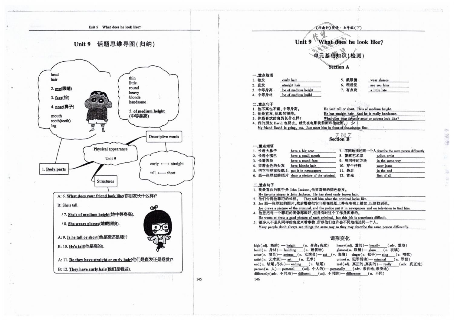 2019年指南针高分必备七年级英语下册人教版 第73页