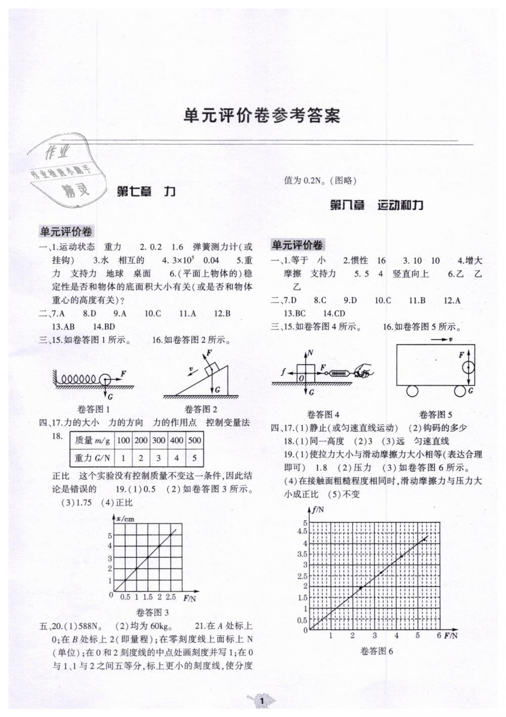 2019年基礎(chǔ)訓練八年級物理下冊人教版大象出版社 第18頁