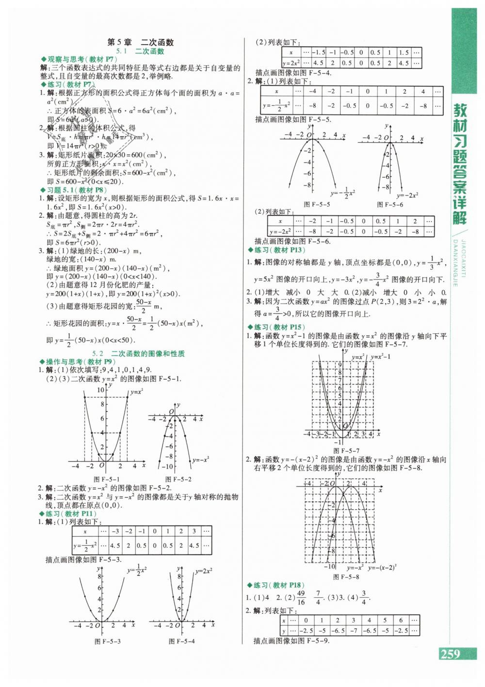 2019年课本九年级数学下册苏科版 第1页