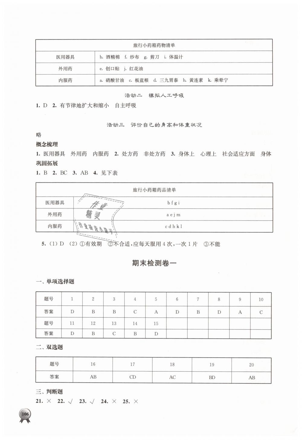 2019年伴你学八年级生物学下册苏教版 第14页