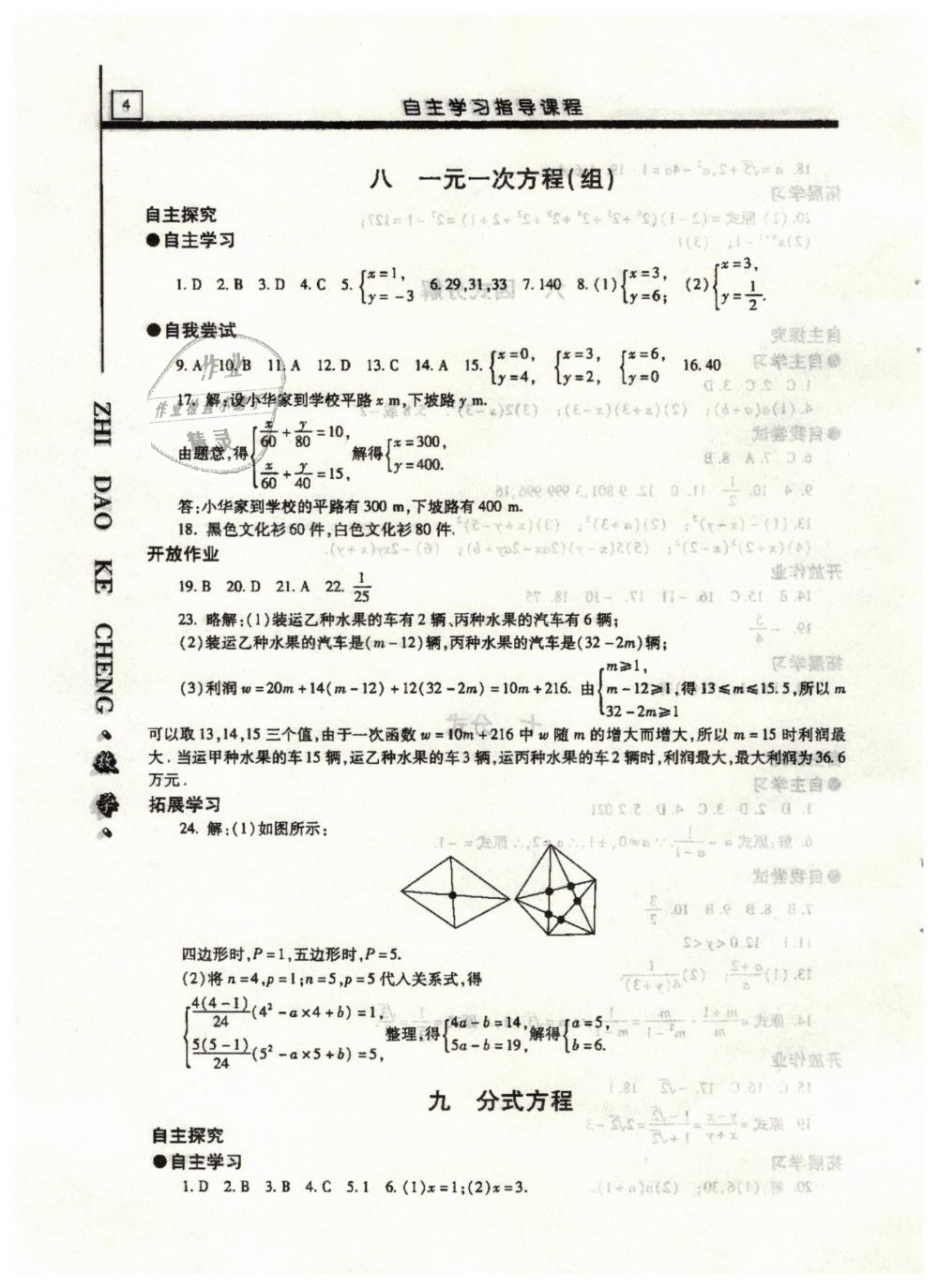 2019年自主学习指导课程九年级数学下册 第4页