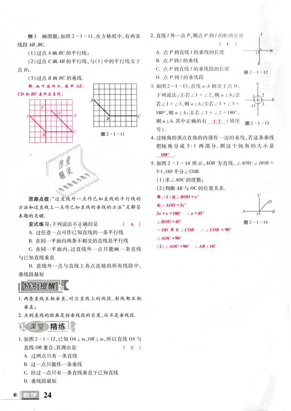 2019年理科愛好者七年級數(shù)學(xué)下冊北師大版 第24頁