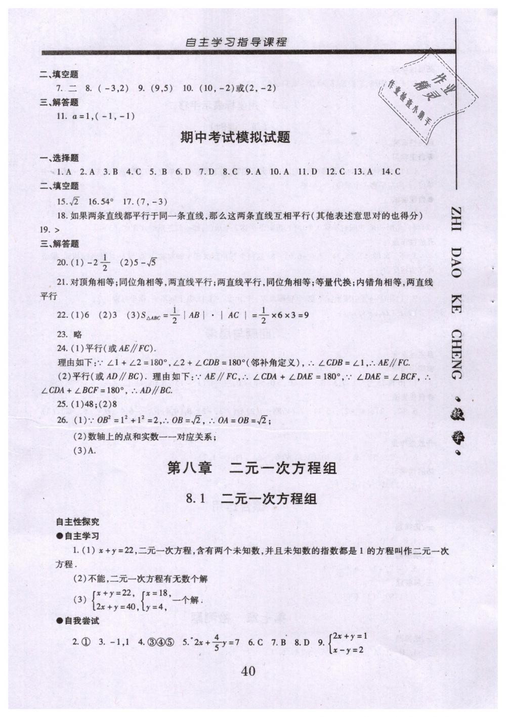 2019年自主學(xué)習(xí)指導(dǎo)課程七年級(jí)數(shù)學(xué)下冊(cè)人教版 第13頁