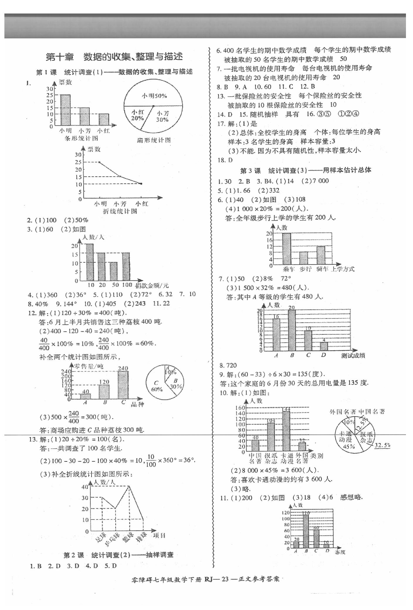 2019年零障礙導教導學案七年級數(shù)學下冊人教版 第24頁