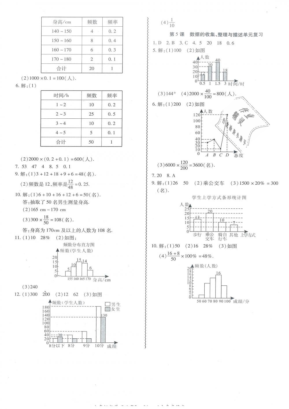 2019年零障礙導(dǎo)教導(dǎo)學(xué)案七年級(jí)數(shù)學(xué)下冊人教版 第26頁