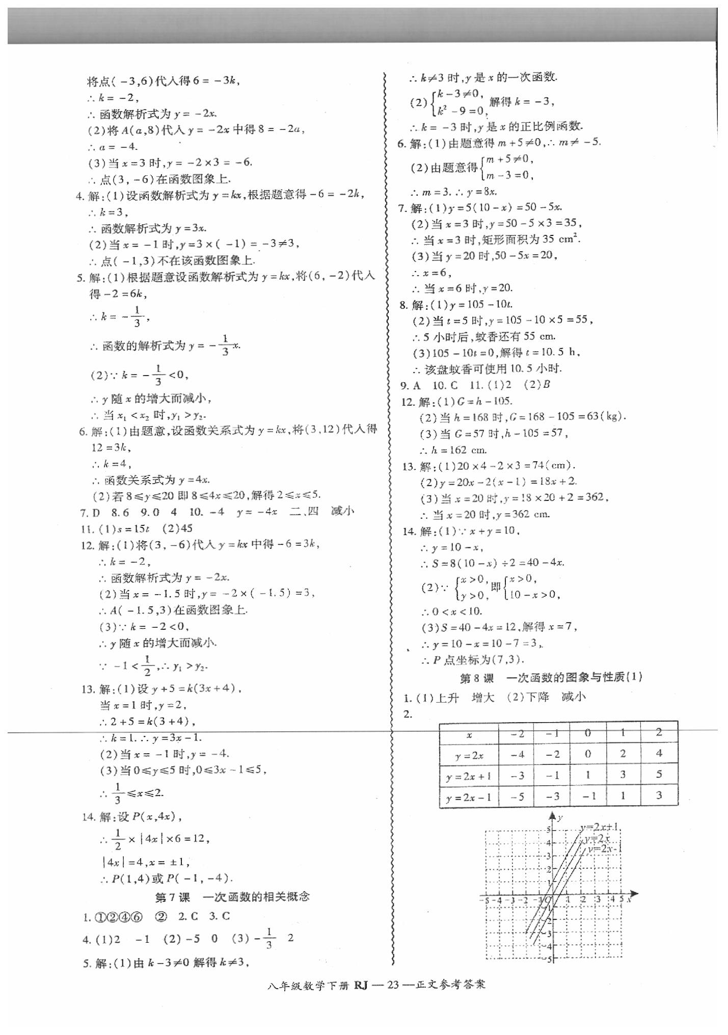 2019年零障礙導(dǎo)教導(dǎo)學(xué)案八年級(jí)數(shù)學(xué)下冊(cè)人教版 第24頁(yè)