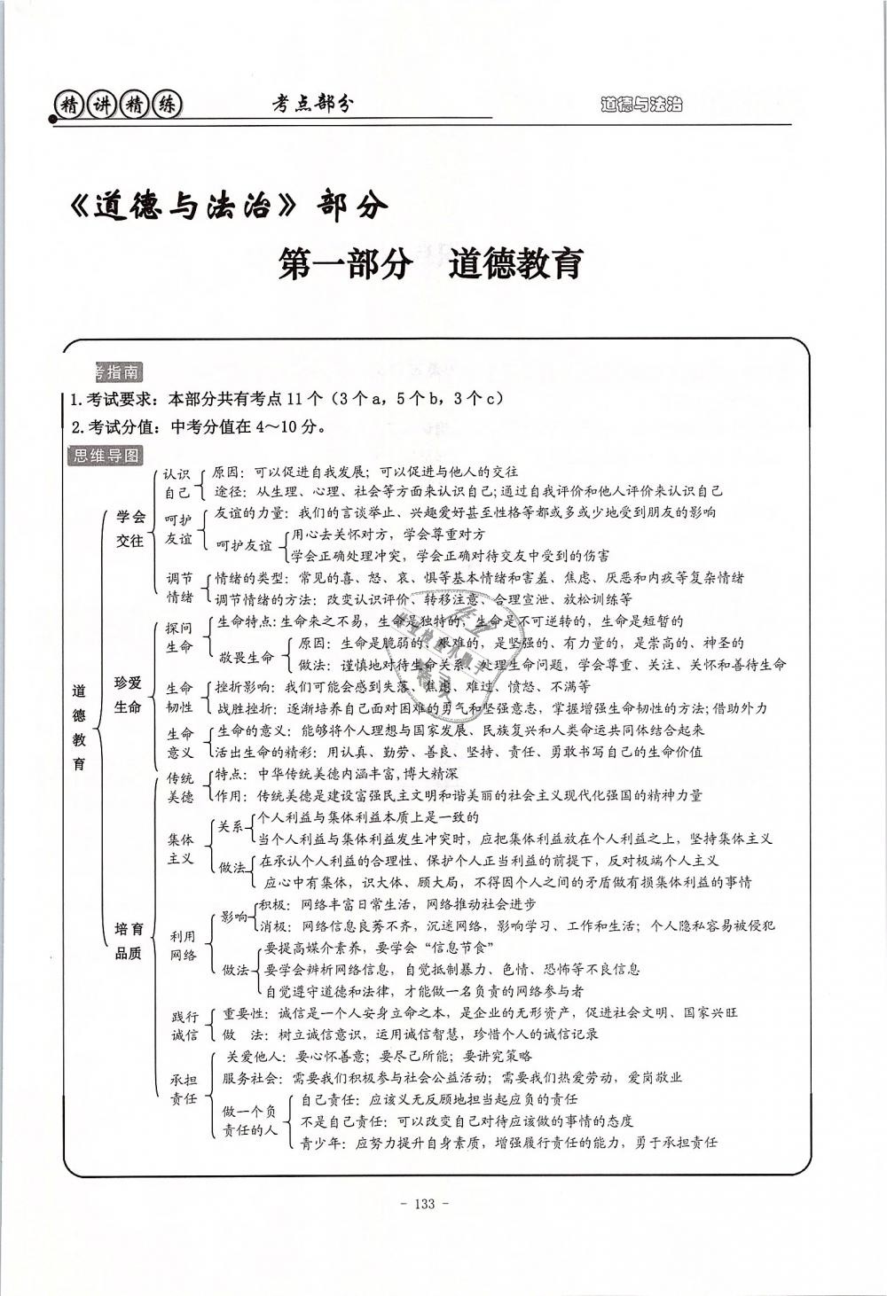 2019年精講精練初中畢業(yè)升學(xué)考試歷史與社會(huì)道德與法治 第117頁(yè)