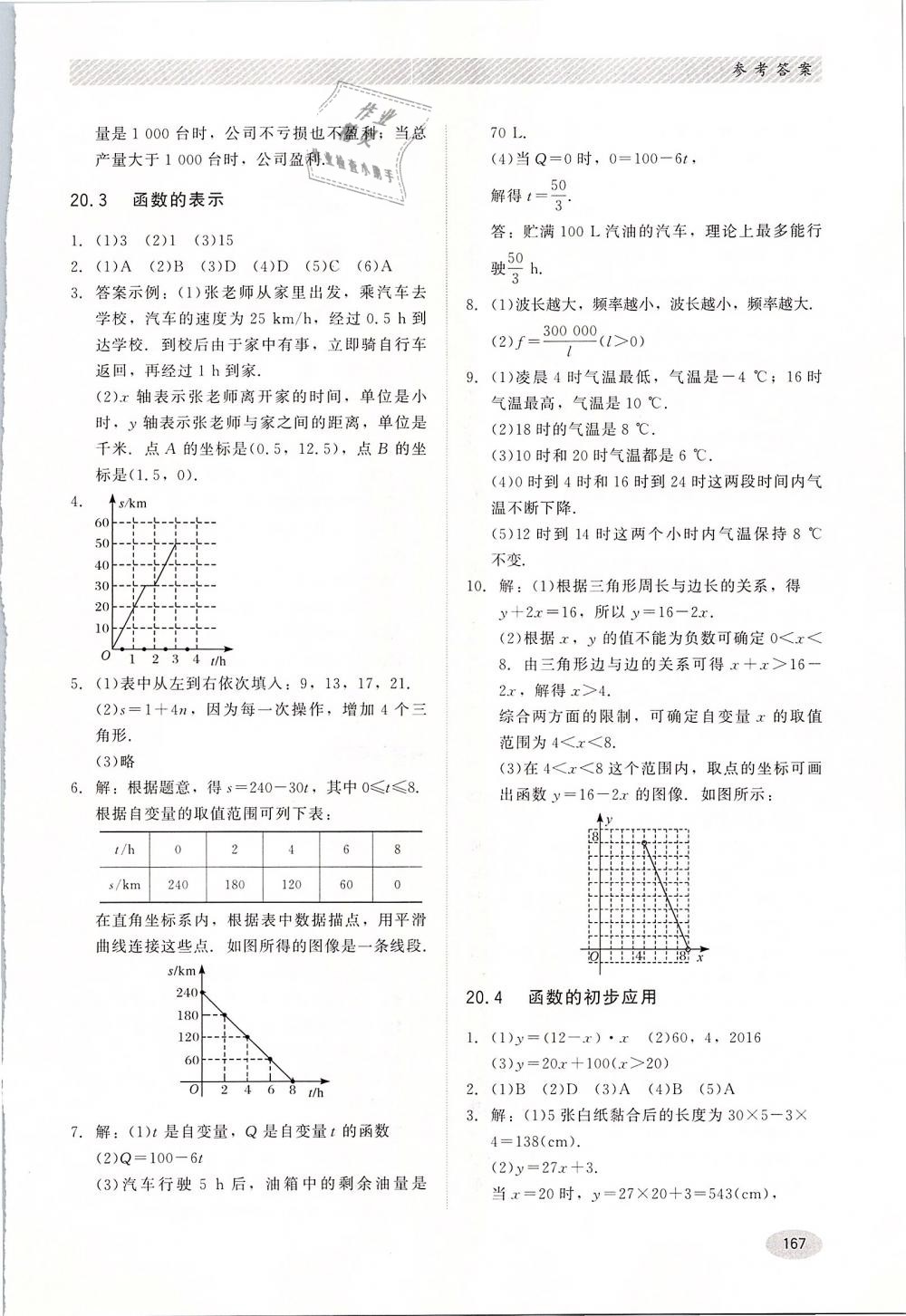 2019年同步練習(xí)冊八年級數(shù)學(xué)下冊冀教版河北教育出版社 第9頁