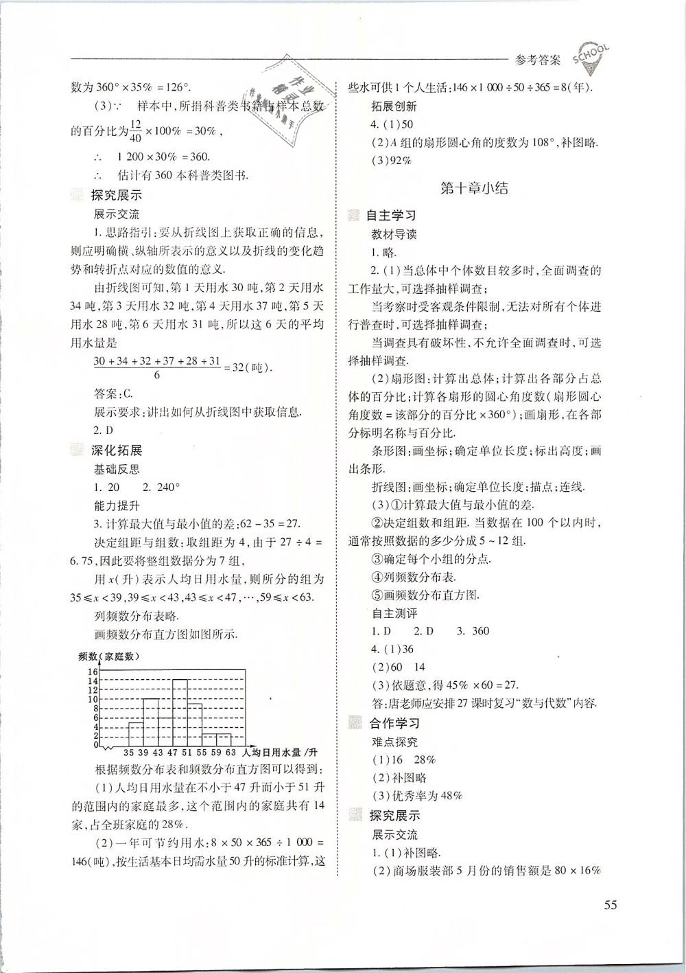 2019年新課程問題解決導學方案七年級數學下冊人教版 第55頁