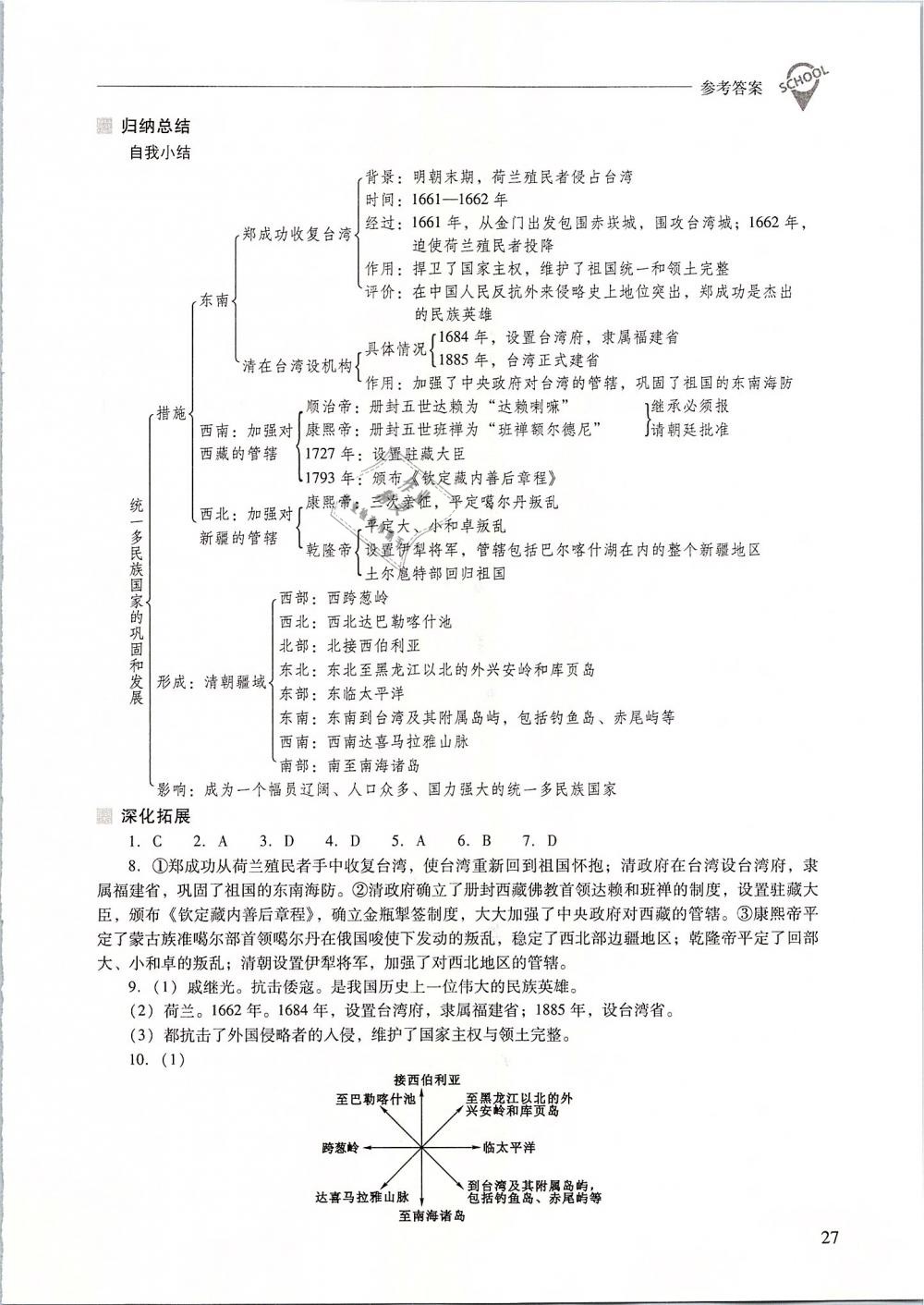 2019年新課程問(wèn)題解決導(dǎo)學(xué)方案七年級(jí)中國(guó)歷史下冊(cè)人教版 第27頁(yè)