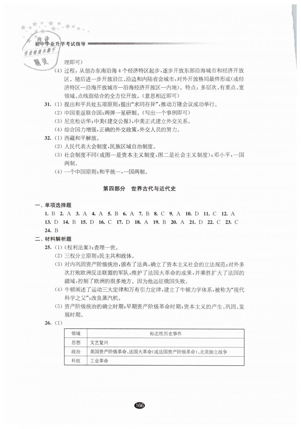 2019年初中畢業(yè)升學考試指導歷史 第4頁