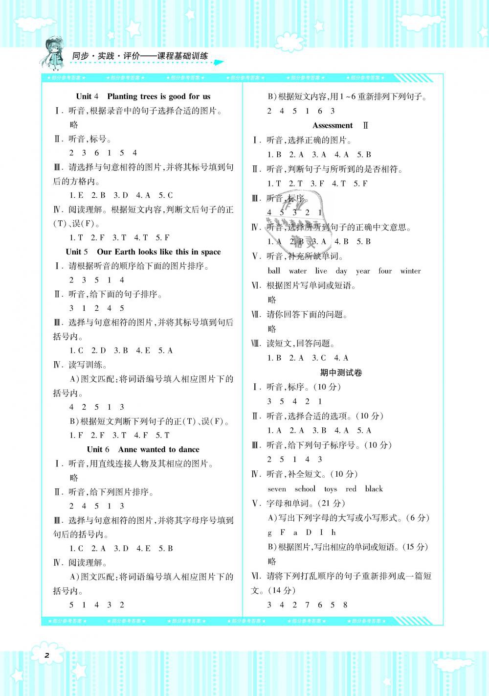 2019年课程基础训练六年级英语下册湘少版湖南少年儿童出版社 第2页