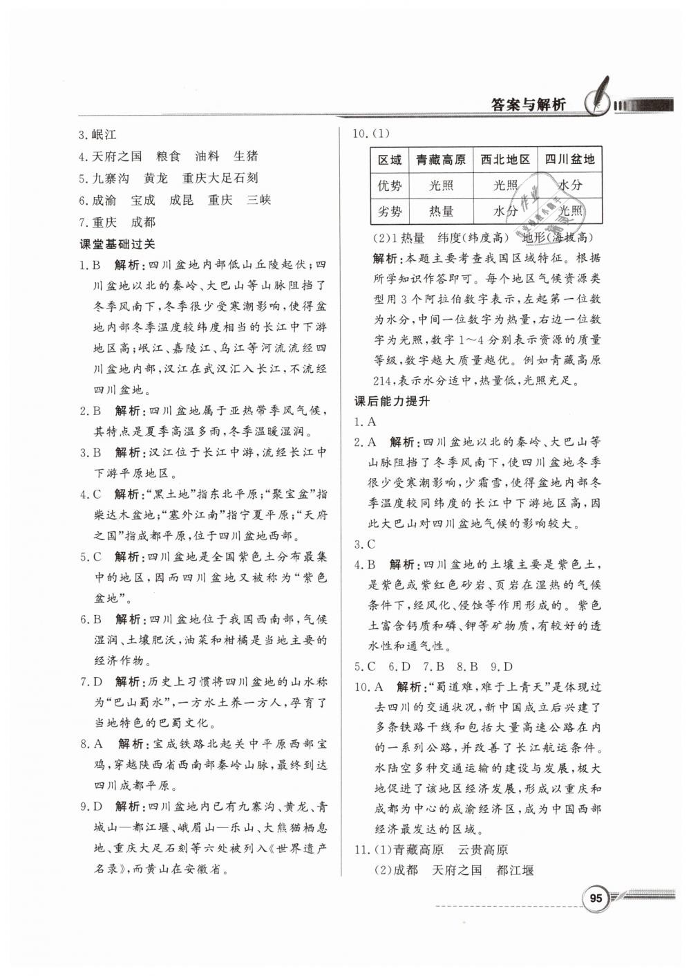 2019年同步導(dǎo)學(xué)與優(yōu)化訓(xùn)練八年級地理下冊粵人民版 第11頁