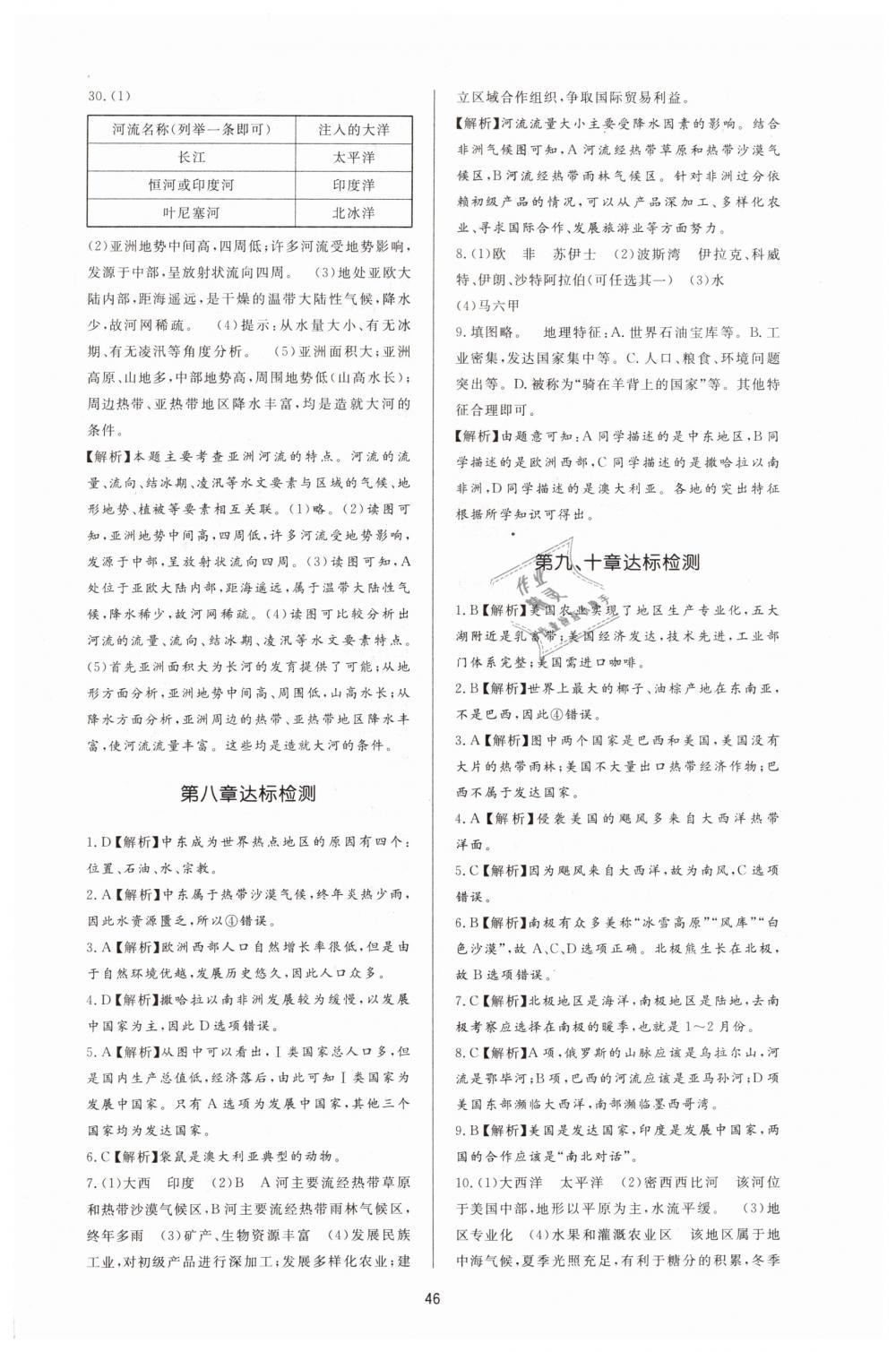 2019年新課程學(xué)習(xí)與檢測七年級地理下冊人教版 第14頁