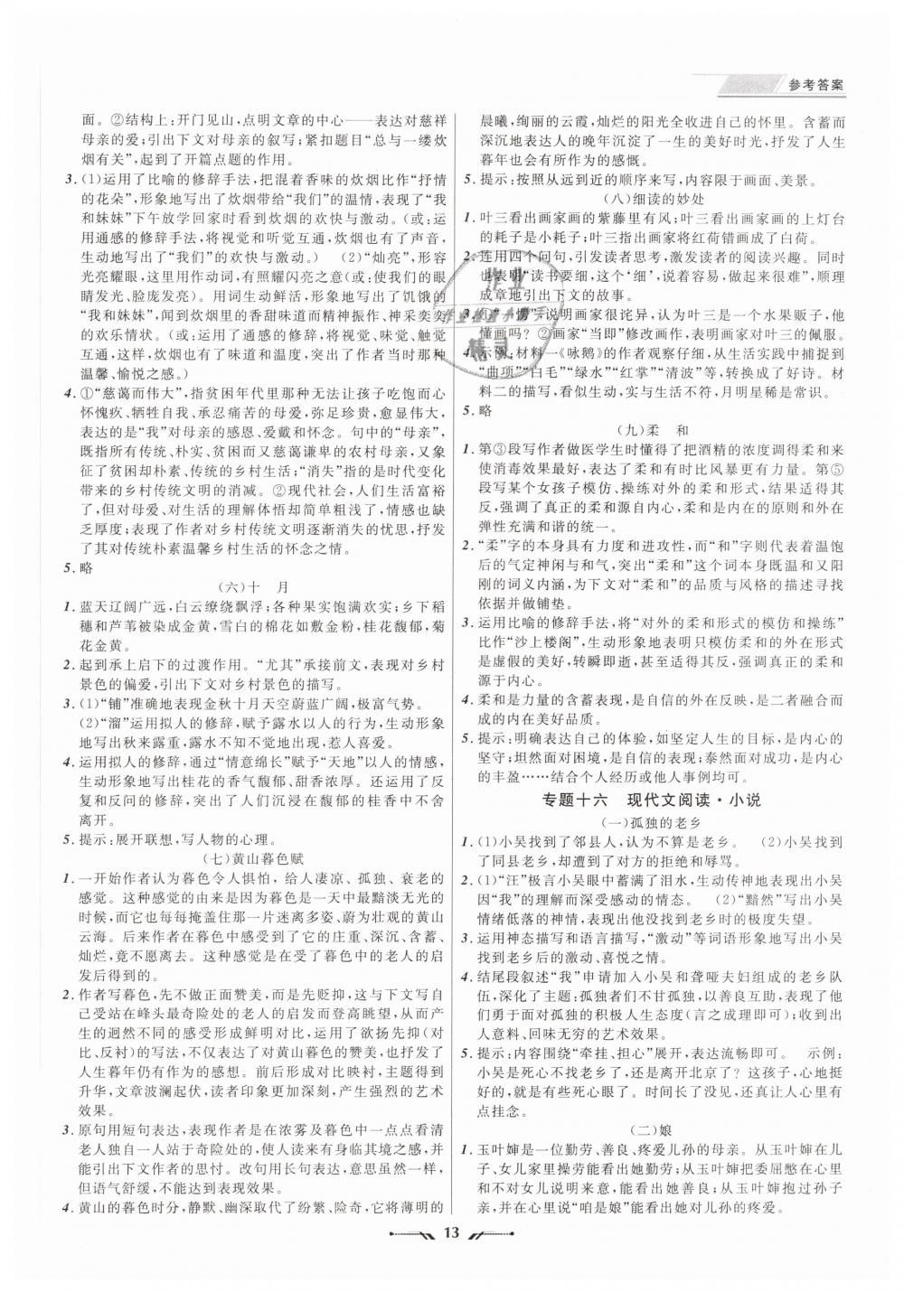 2019年中考全程復(fù)習(xí)訓(xùn)練語(yǔ)文大連專(zhuān)版 第13頁(yè)