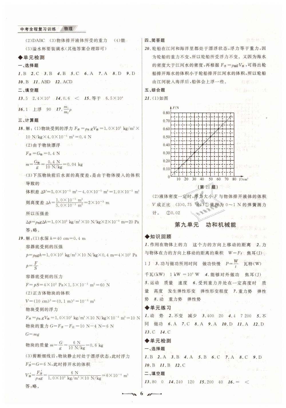 2019年中考全程復習訓練物理大連專版 第6頁