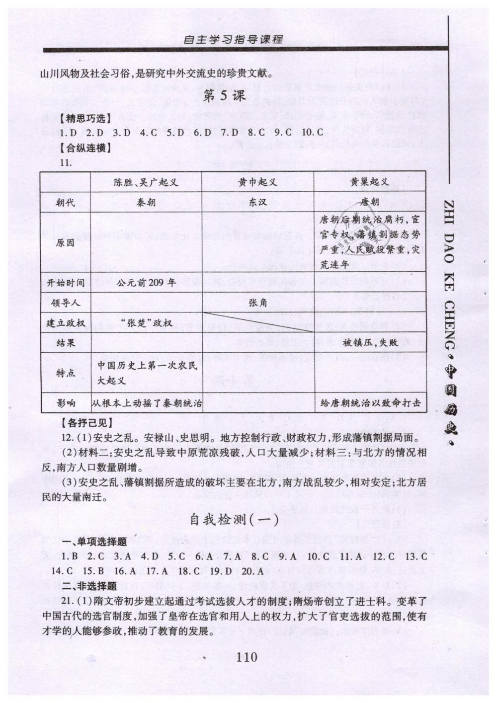 2019年自主學(xué)習(xí)指導(dǎo)課程七年級中國歷史下冊人教版 第3頁