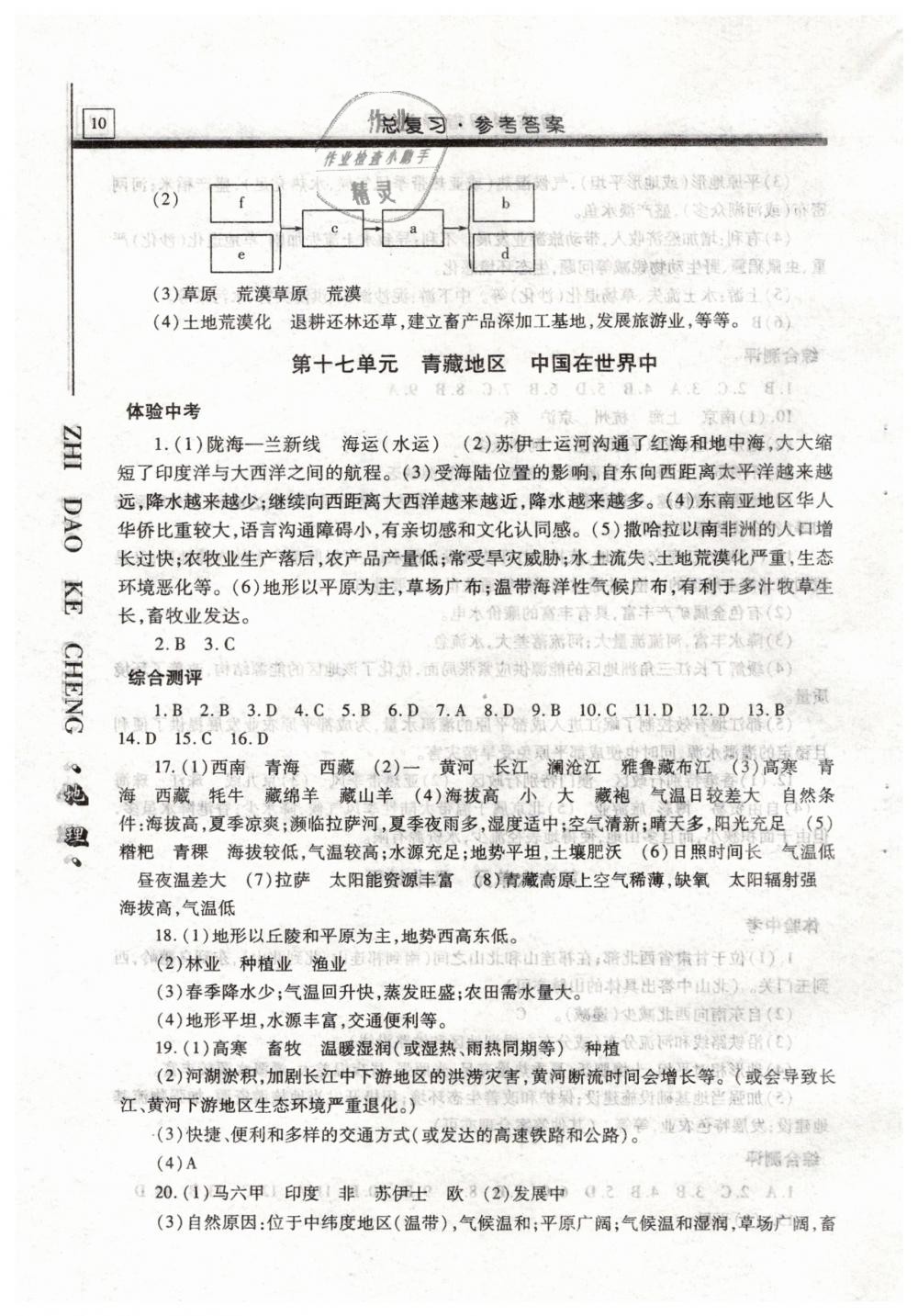 2019年自主学习指导课程八年级地理总复习人教版 第10页