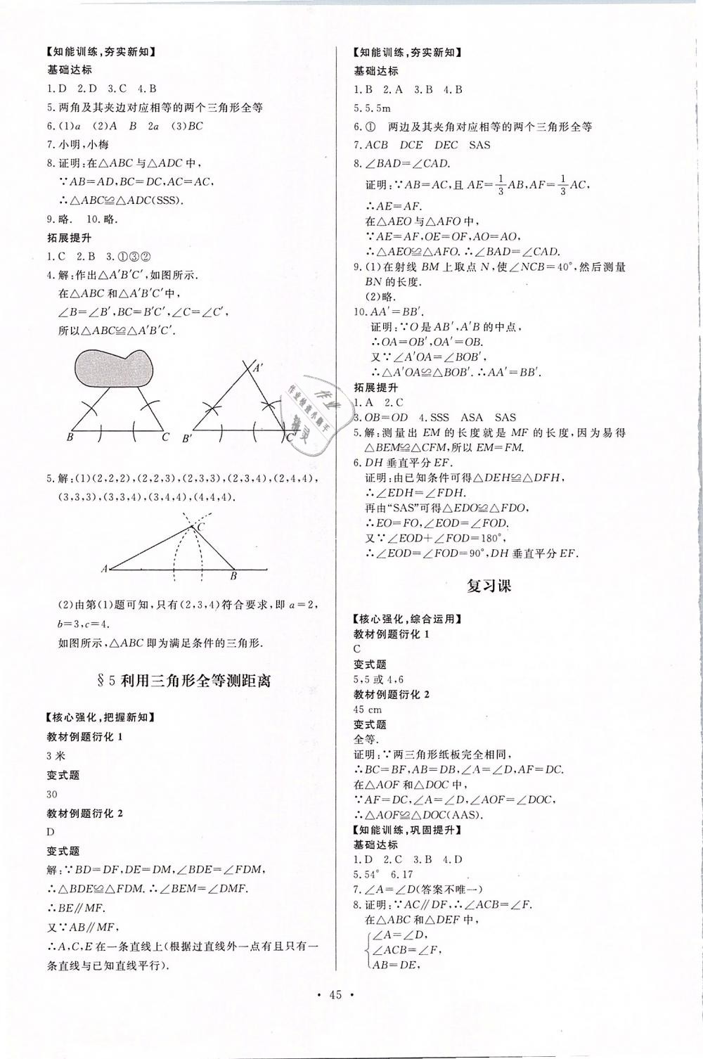 2019年新課程學(xué)習(xí)與檢測(cè)七年級(jí)數(shù)學(xué)下冊(cè)北師大版 第17頁(yè)