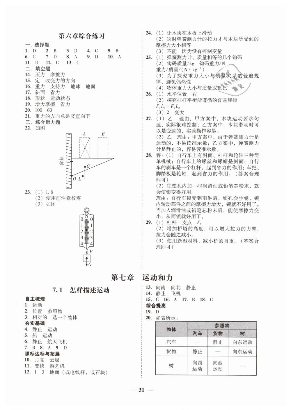 2019年南粤学典学考精练八年级物理下册粤沪版 第3页