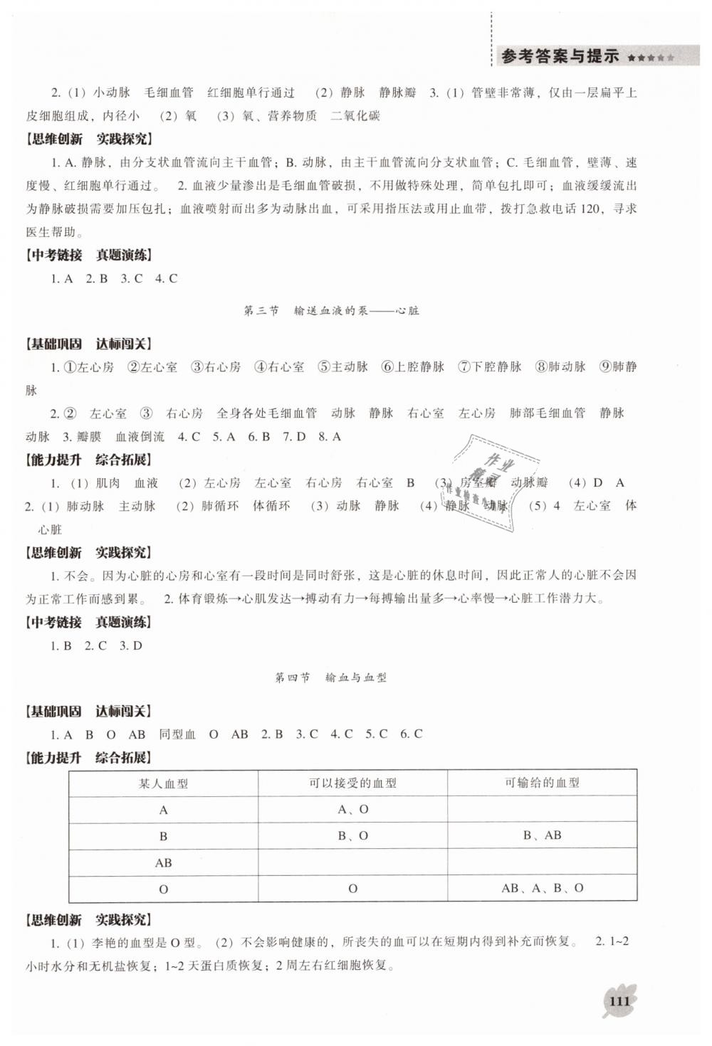 2019年新課程生物學能力培養(yǎng)七年級下冊人教版 第6頁