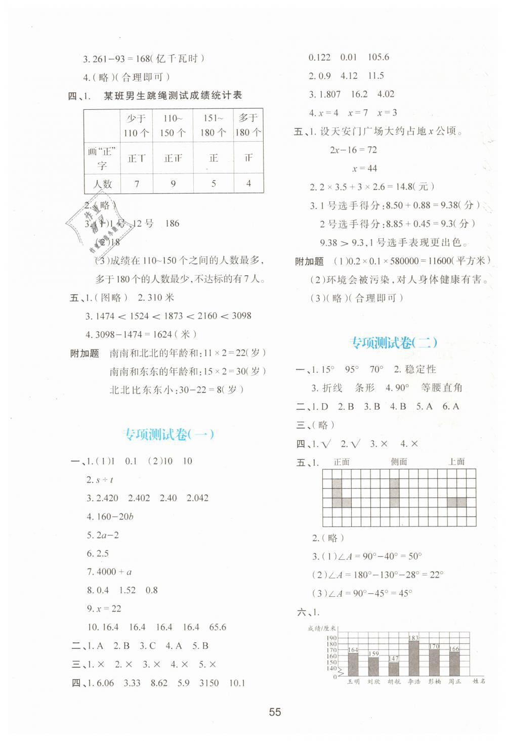 2019年新課程學(xué)習(xí)與評價四年級數(shù)學(xué)下冊北師大版 第11頁