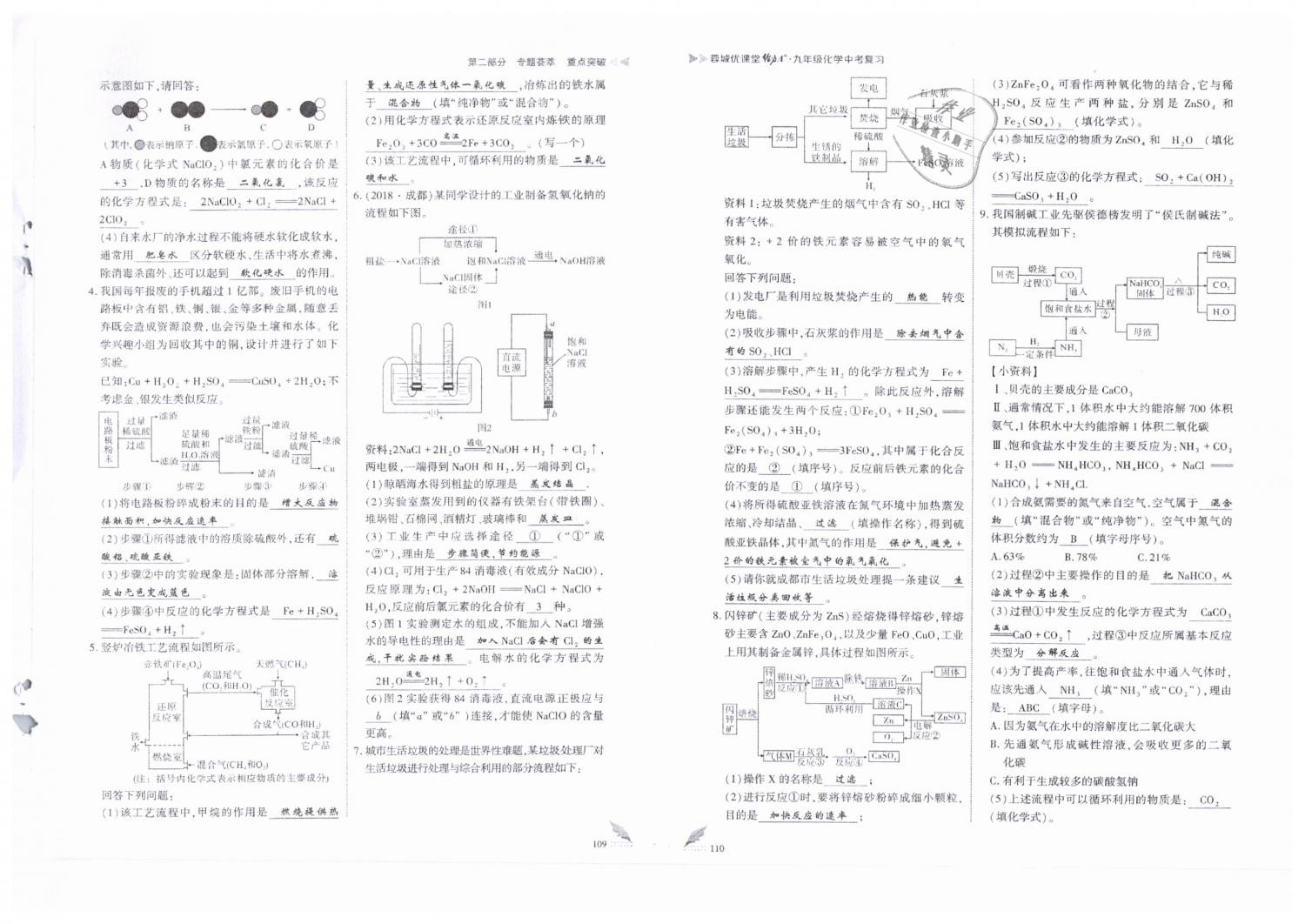 2019年蓉城優(yōu)課堂給力A加九年級(jí)化學(xué)中考復(fù)習(xí) 第55頁