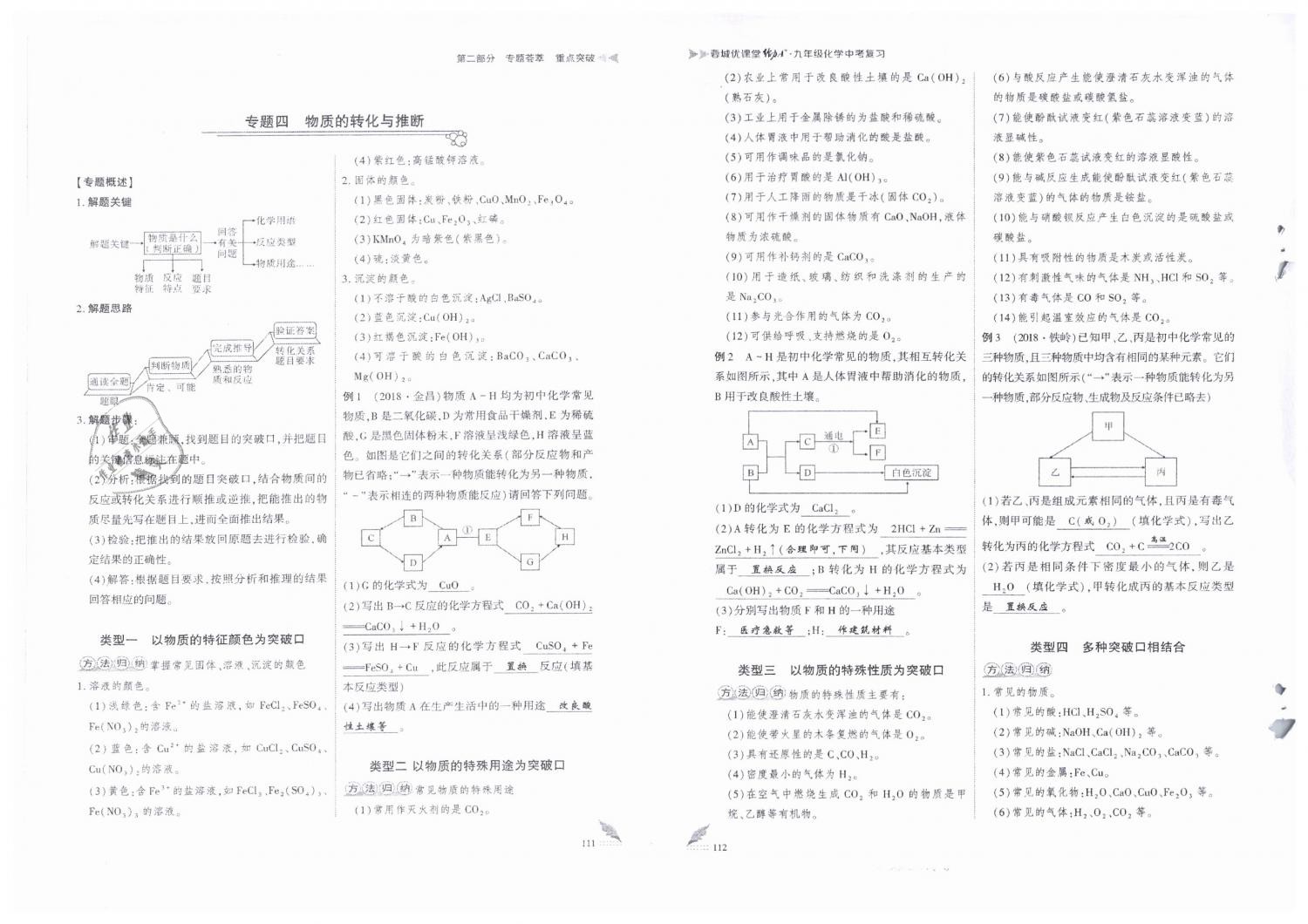 2019年蓉城優(yōu)課堂給力A加九年級(jí)化學(xué)中考復(fù)習(xí) 第56頁(yè)