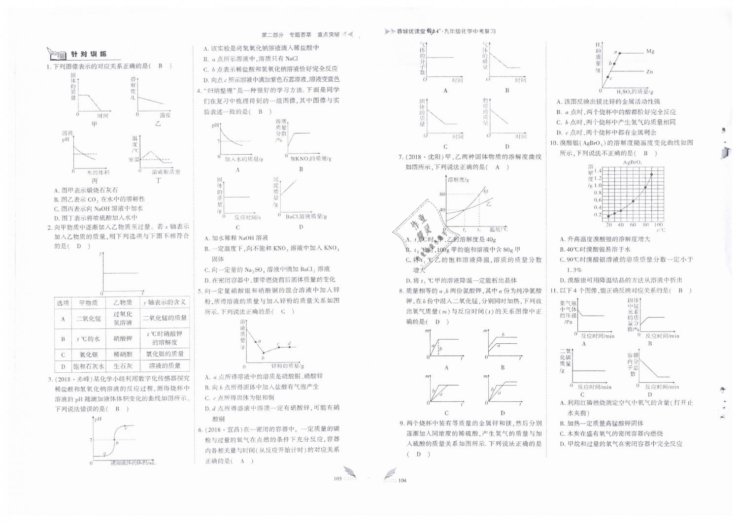 2019年蓉城優(yōu)課堂給力A加九年級(jí)化學(xué)中考復(fù)習(xí) 第52頁(yè)