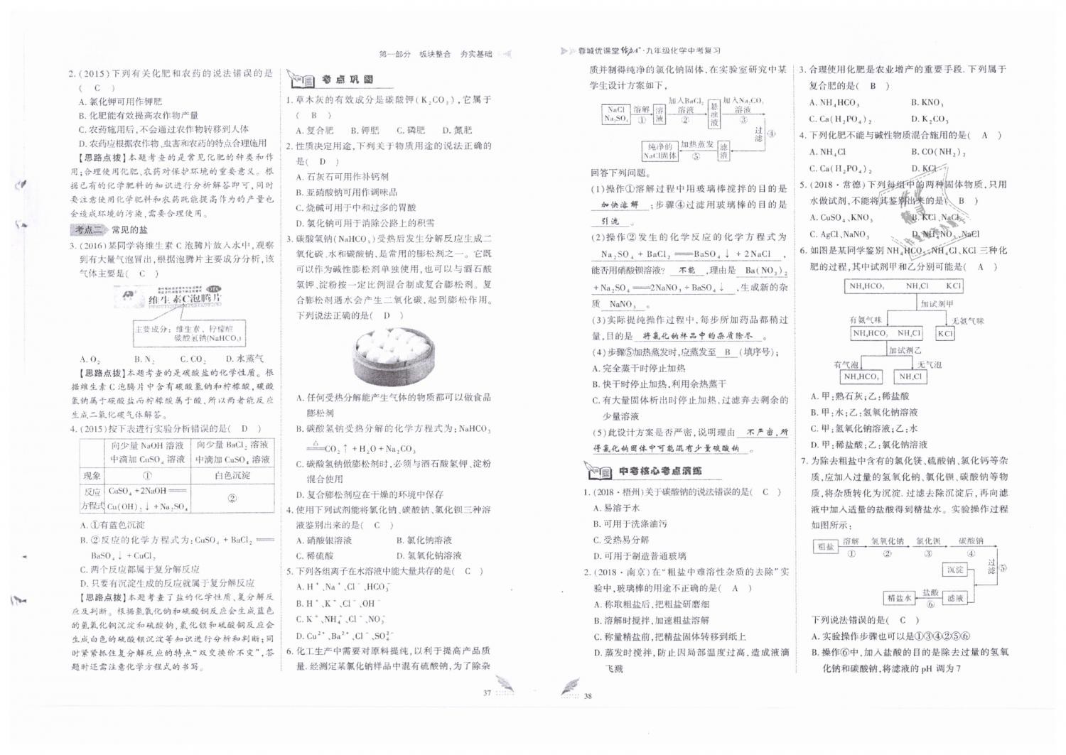 2019年蓉城優(yōu)課堂給力A加九年級(jí)化學(xué)中考復(fù)習(xí) 第19頁(yè)