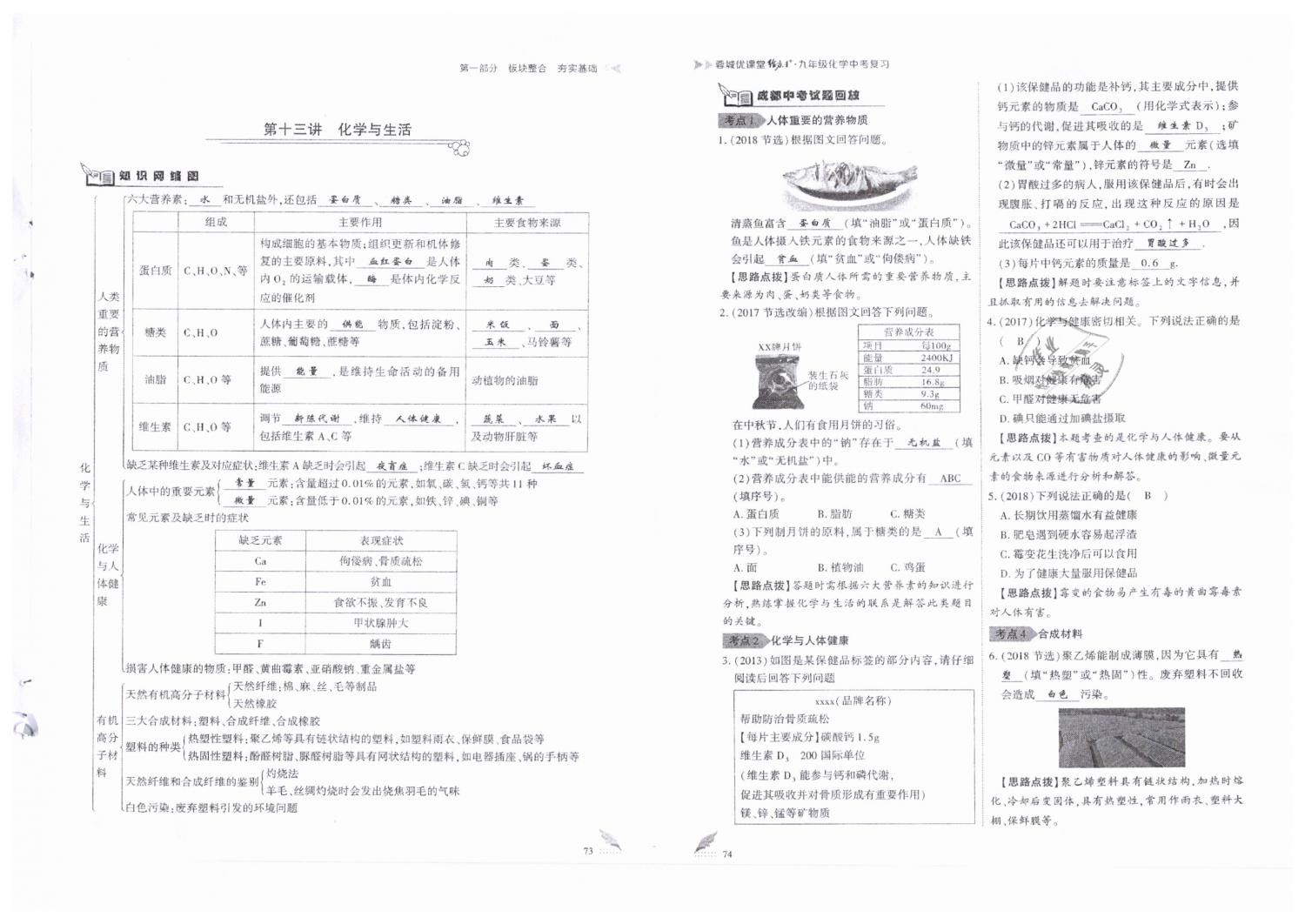 2019年蓉城優(yōu)課堂給力A加九年級化學中考復習 第37頁