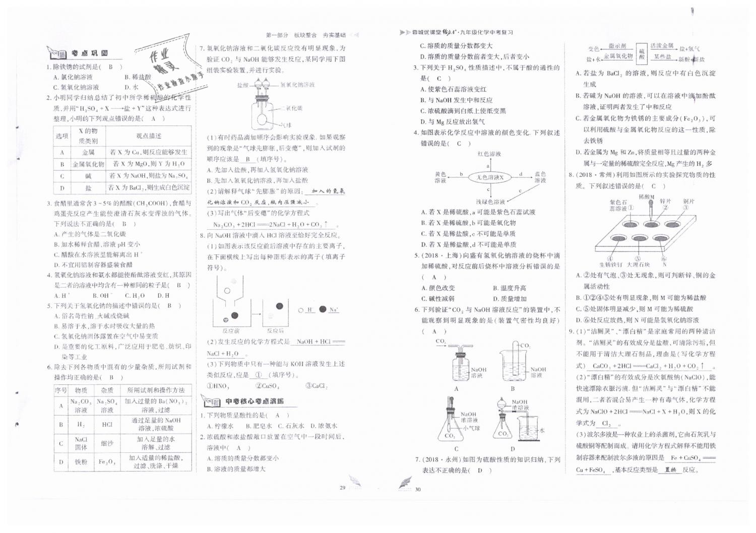 2019年蓉城優(yōu)課堂給力A加九年級化學(xué)中考復(fù)習(xí) 第15頁