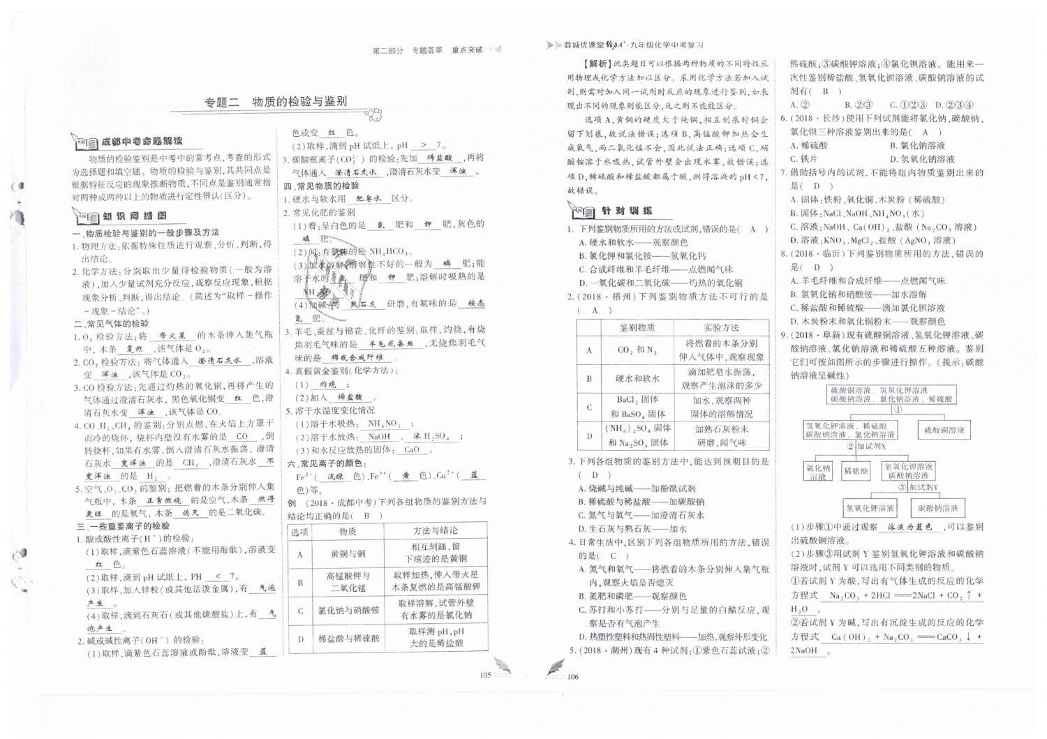 2019年蓉城優(yōu)課堂給力A加九年級化學(xué)中考復(fù)習(xí) 第53頁