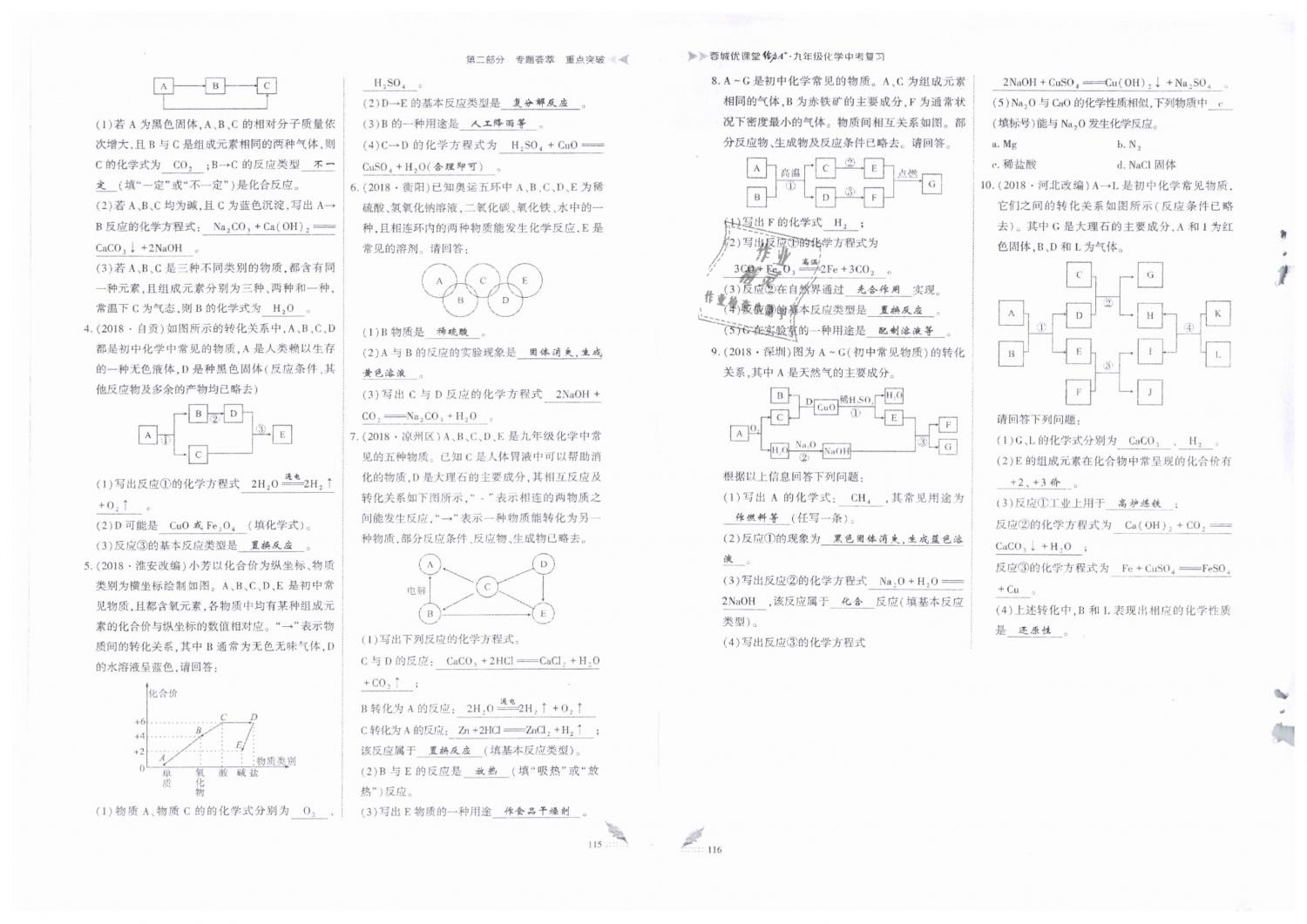 2019年蓉城優(yōu)課堂給力A加九年級化學中考復習 第58頁