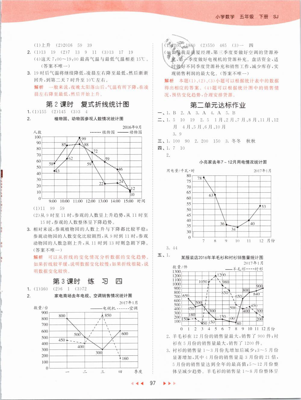 2019年53天天練小學(xué)數(shù)學(xué)五年級(jí)下冊(cè)蘇教版 第5頁(yè)