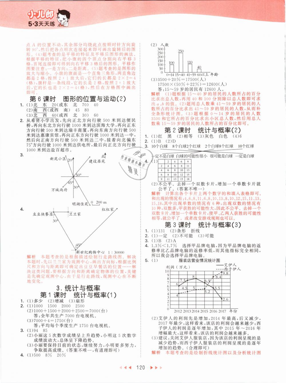 2019年53天天练小学数学六年级下册青岛版 第12页