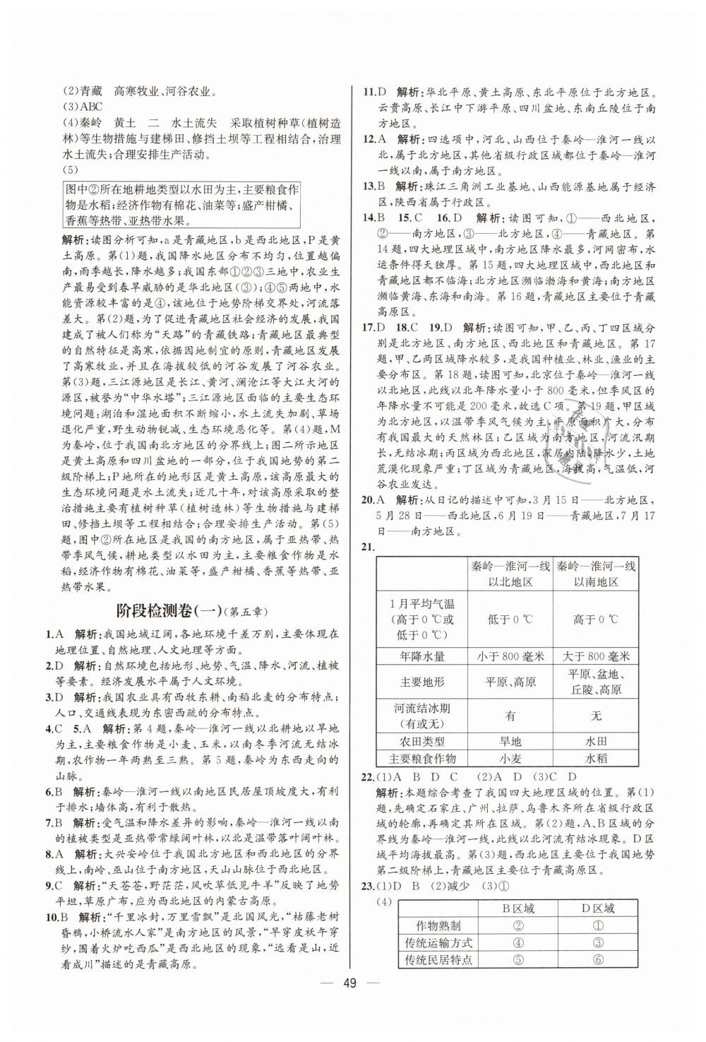 2019年同步學(xué)歷案課時練八年級地理下冊人教版河北專版 第21頁