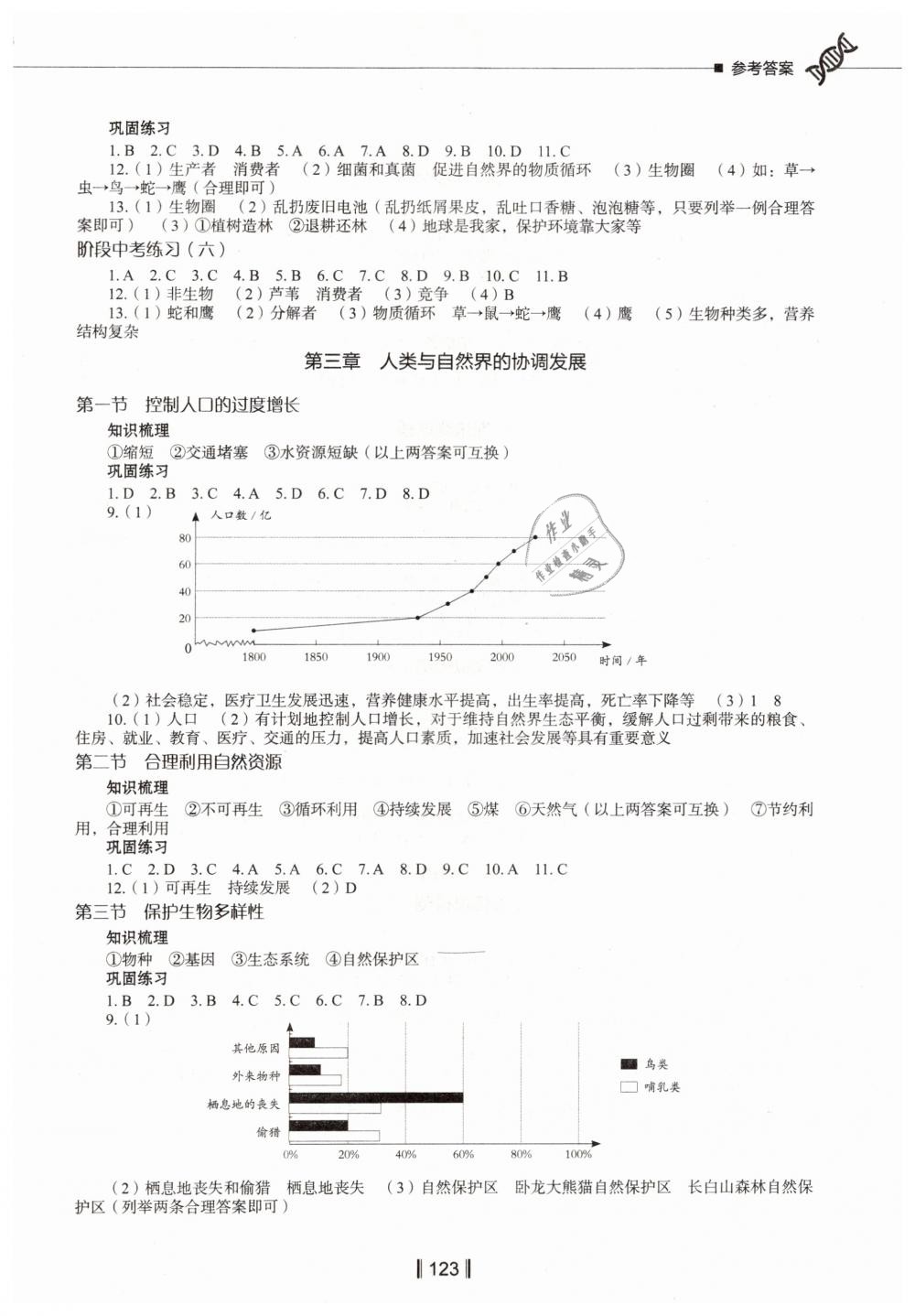 2019年新教材同步练八年级生物学下册河北版 第5页