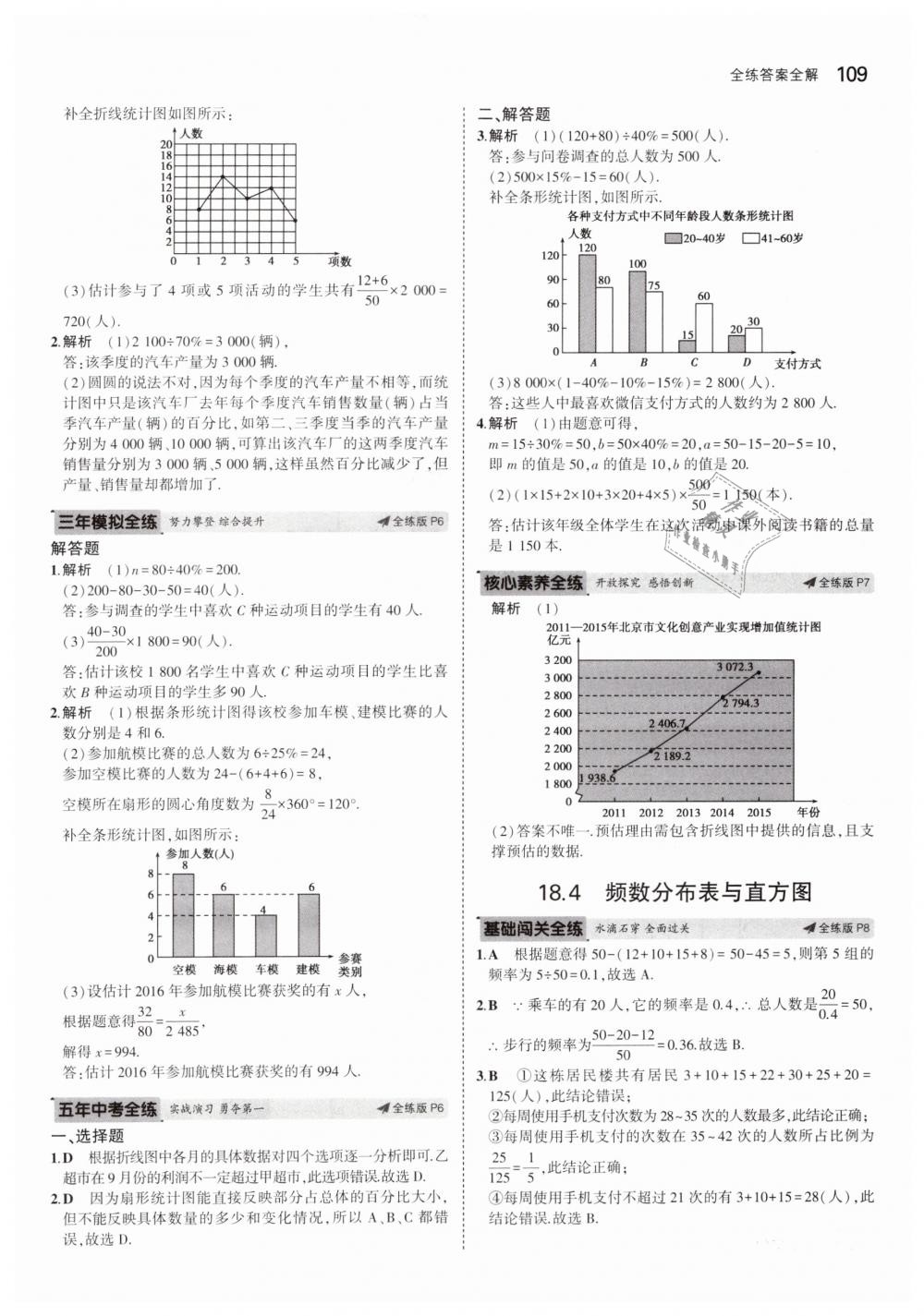 2019年5年中考3年模擬初中數(shù)學(xué)八年級下冊冀教版 第3頁