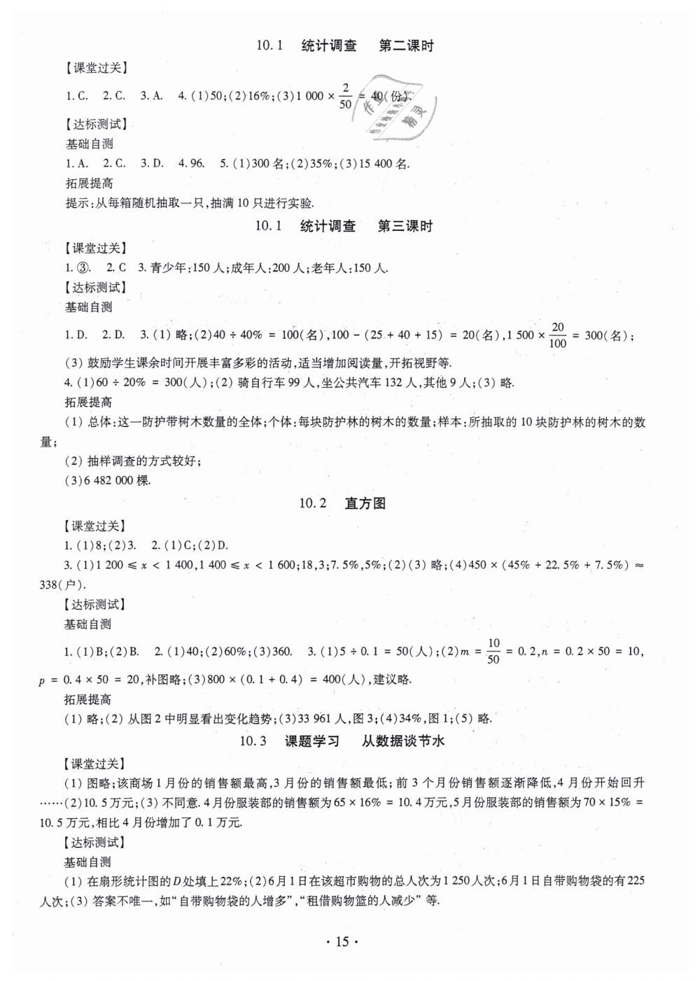 2019年同步學(xué)習(xí)七年級數(shù)學(xué)下冊人教版 第15頁