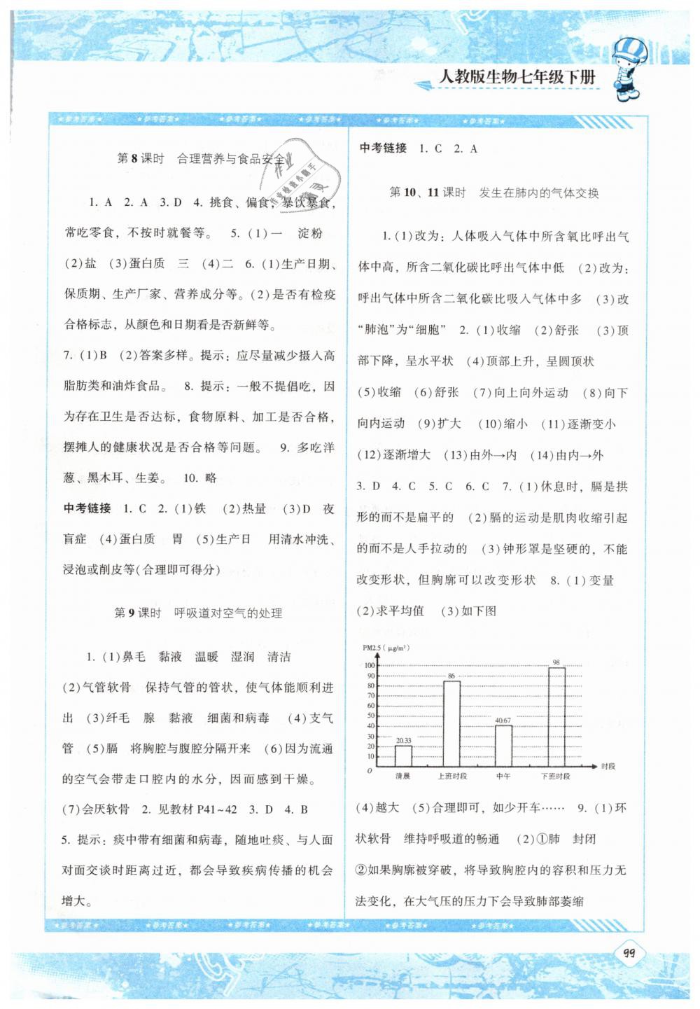 2019年課程基礎(chǔ)訓(xùn)練七年級(jí)生物下冊(cè)人教版湖南少年兒童出版社 第3頁(yè)