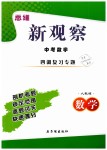 2019年思維新觀察九年級數(shù)學(xué)中考用書人教版四調(diào)復(fù)習(xí)專題