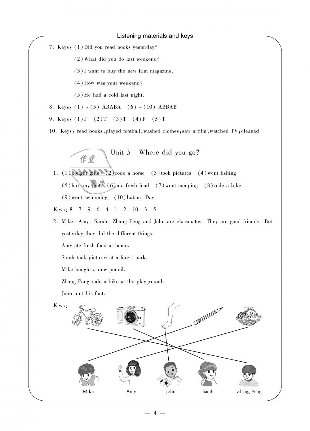 2019年新課標學(xué)習(xí)方法指導(dǎo)叢書六年級英語下冊人教版 第4頁