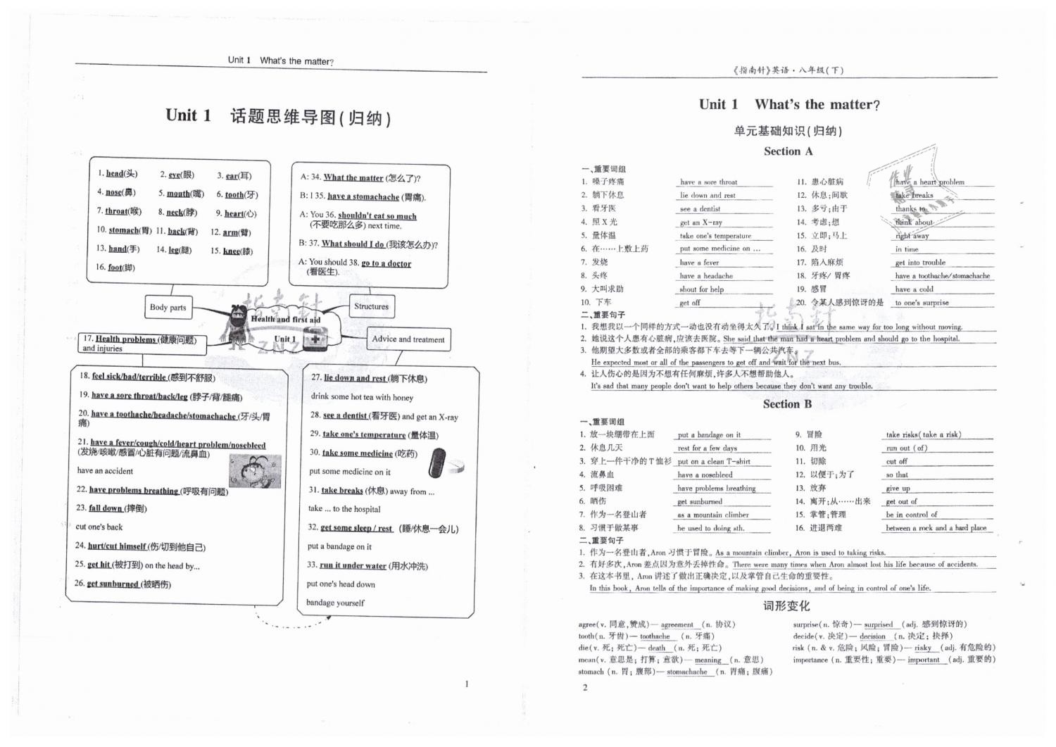 2019年指南針高分必備八年級英語下冊人教版 第1頁