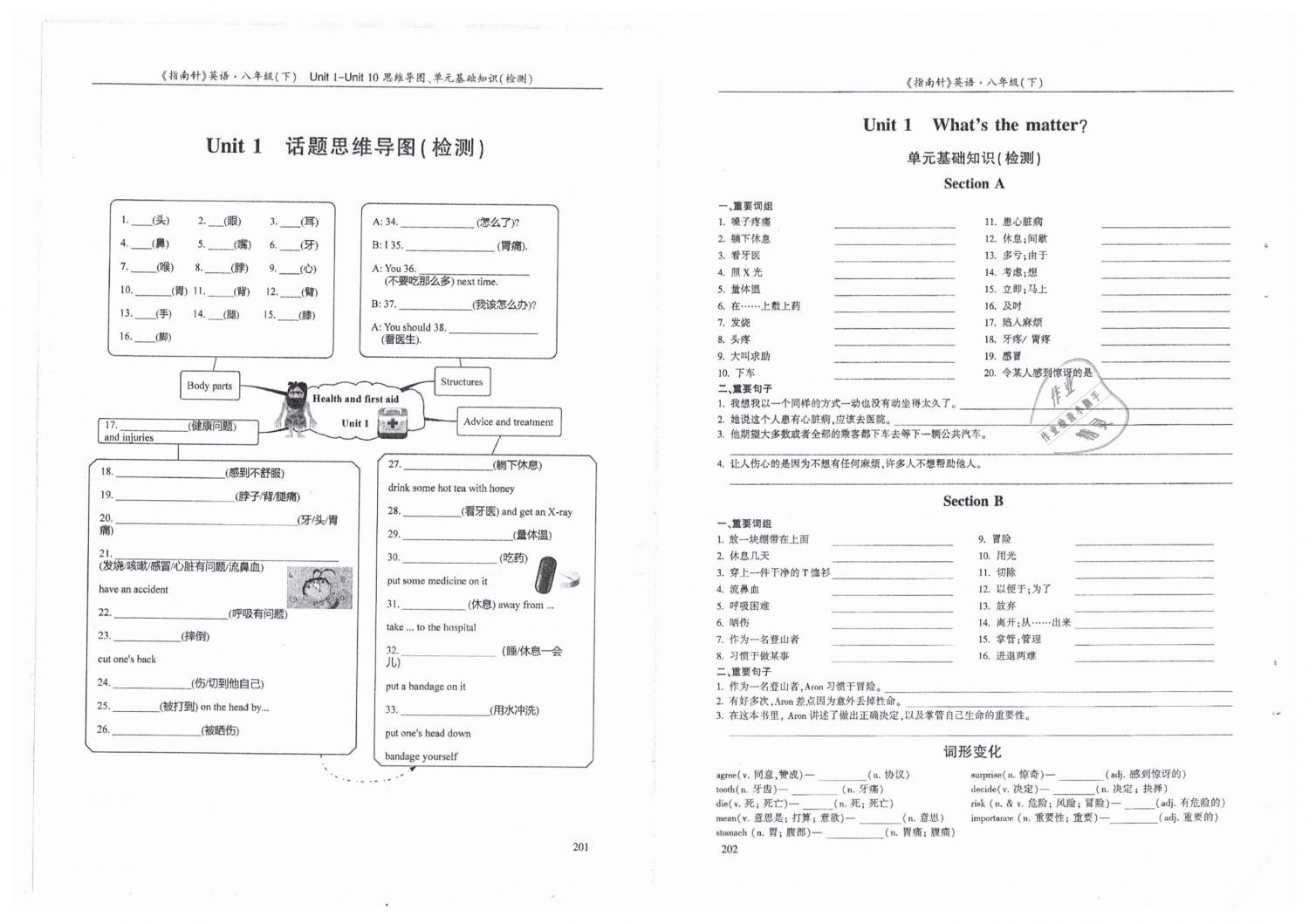 2019年指南針高分必備八年級(jí)英語下冊人教版 第101頁