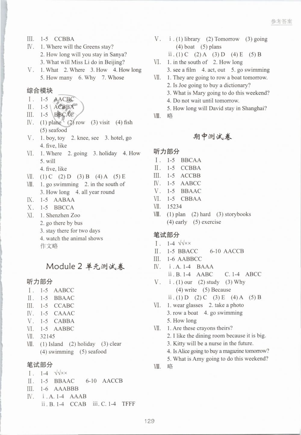 2019年深圳市小學(xué)英語課堂跟蹤五年級下冊滬教版 第3頁