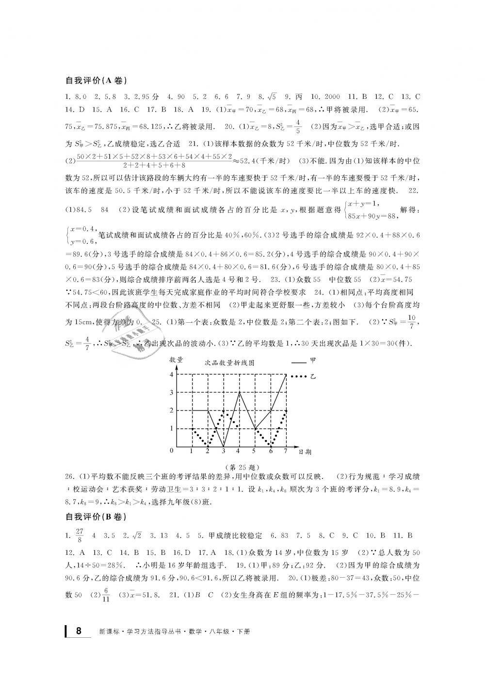 2019年新課標學(xué)習方法指導(dǎo)叢書八年級數(shù)學(xué)下冊浙教版 第8頁